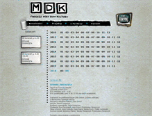 Tablet Screenshot of mdk.krzyk.pl
